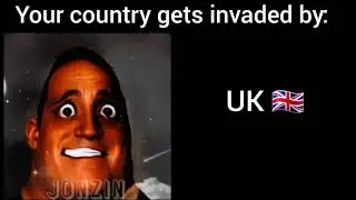 Mr Incredible becoming Scared (Your country gets invaded by)