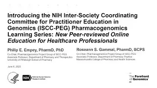 Introducing the ISCC-PEG Pharmacogenomics Learning Series