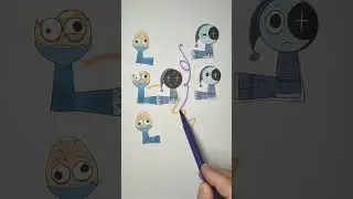 Sprunki OC Mr. Egg + Astro Phase 4 12 Puzzle #sprunki #incredibox #incrediboxsprunki #mregg #astro