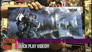 【AR 】 Part.1 TransFormMission TFM M-01C Powertrain quick play video 