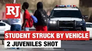 Officer shoots 2 juveniles after car strikes girl at Western High School