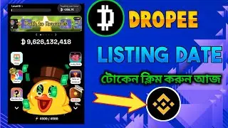 dropee airdrop snapshot I dropee airdrop listing  I dropee airdrop eligibility criteria