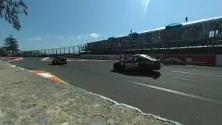 VR180 3D view - Aussie Racing Cars approaching the beachside S bends at the 2019 Gold Coast 600