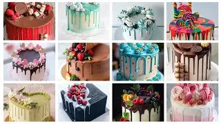 Beautiful Drip Cake Design ❤️|| Birthday Cake || Cake Ideas || Drip Cake Ideas || Drip Cake ||