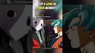 Top 5 GOKU vs JIREN Moments💪| Dragon Ball