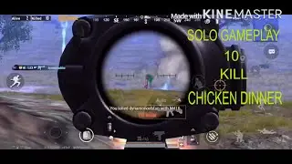 Solo Gameplay | Hunting for chicken dinners | 10kill montage | Pubg mobile