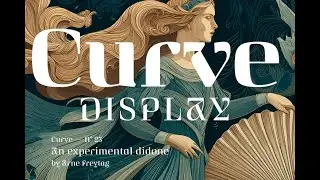 Curve Display Font Download