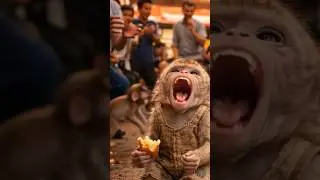 Emotional 😭 Story of Monkey baby And Burger 🍔🥹🥺