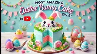 We Created the Most Amazing Easter Bunny Cake Ever!