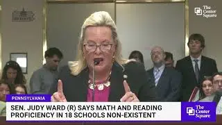 Pennsylvania State Sen. Judy Ward (R) Says Math and Reading Proficiency in 18 Schools Non-existent