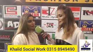 #Events Fashion Show Rabia Tik Toker Interview Kat Model Anum /Khalid Social Work