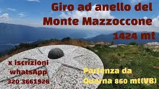 Giro del monte Mazzoccone VB