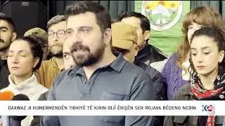 HUNERMEND&Ecirc;N KURD BANGA PARASTINA ROJAVAY&Ecirc; KURDISTAN&Ecirc; DIKIN