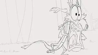 Mushu Animation (fan made) #fanimation   #2danimation #framebyframeanimation  #mushu #animation2025 
