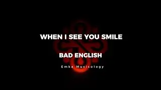 WHEN I SEE YOU SMILE - BAD ENGLISH - KARAOKE COVER