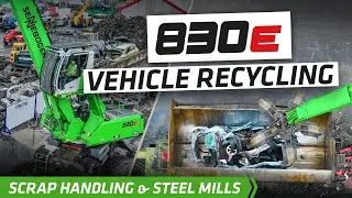 End-of-life vehicle recycling - SENNEBOGEN 830 E