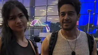 Gaurav Khanna & Akanksha Chamola Spotted At Mumbai Airport ✨ Couple Goals Alert! 😍#famouslogokabio