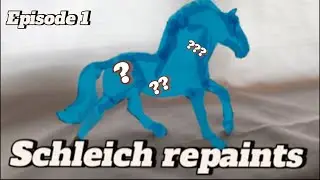 Repainting schleich horse