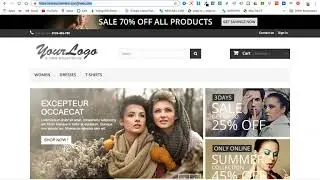 Prestashop E Commerce Store Storefront & Admin Area Overview