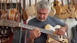custom jazz guitar  Briken Guitars  guitarst  by Gokhan El&ccedil;in