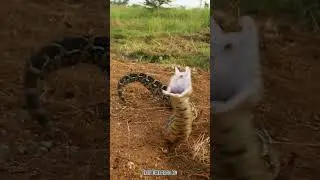 Puff Adder (Bitis arietans) striking in slow motion!