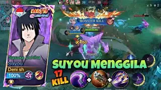 CARA MENGATASI TIM TROLL‼️SUYOU BEST MOMENT SAMPAI 17 KILL MOBILE LEGENDS