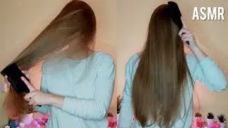 ASMR Long Hair Brushing Over Face ONLY (no talking)