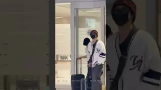 minjoong's fancam arriving from Chile to Korea💕matching clothes #mingi #hongjoong #ateez #atiny