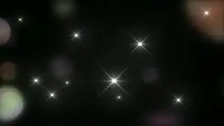 Black screen light effects video template!! Star twinkling Light effect video background.