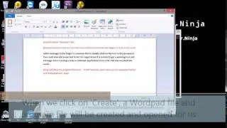 redpill Hacker | How to use Wordpad Attachment