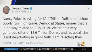 Trump Orders Halt To Federal Stimulus Negotiations Until After Election