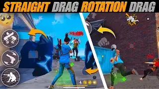 Straight Drag | Rotation Drag Handcam Full Explanation | One Tap Headshot Tips And Tricks Tutorial🔥