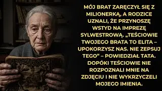 Mój brat ukrywał mnie przed swoimi elitarnymi teściami — dopóki nie rozpoznali mnie na przyjęciu
