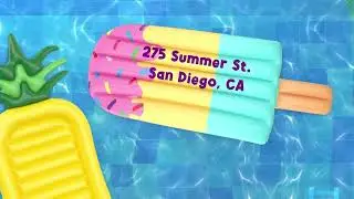 Pool Party Video Invitation &ndash; Fun Summer Birthday Animated Invite