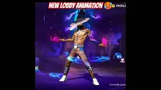 🥵new lobby animation 2025 ☠️🗿#standing  #freefire #newlobby