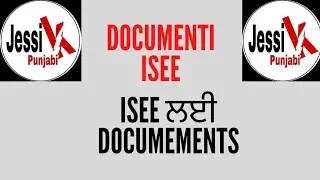 Documenti Per ISEE in Punjabi-Documents for ISEE in Punjabi-konse documents for ISEE
