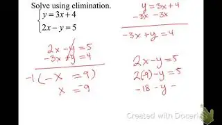8.3 elimination-addition method for solving a system