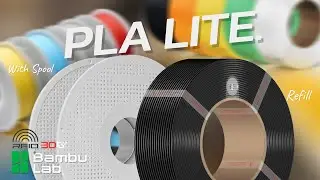 เปิดตัว ! Bambu PLA Lite เส้นพลาสติกพรีเมียมรักษ์โลก (RFID Auto Setting ม้วนเต็มและRefill)