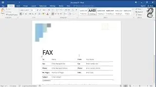 How to Create a Fax in Word