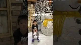 Main salju asik di Trans Studio Cibubur #transstudio #snow #snowworld #transstudiomallcibubur
