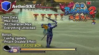 SAVE DATA SENGOKU BASARA 2 HEROES + CONFIG UPDATE AETHERSX2