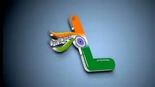 Name Editing | Alphabets With National India Flag Colours