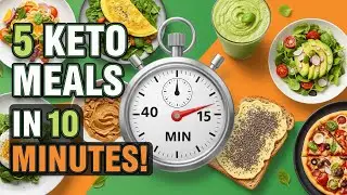 5 Keto Meals in 10 Minutes / Quick & Easy / Low Carb Recipes