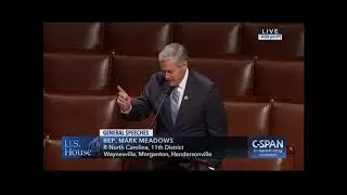 Rep. Mark Meadows - Special Order Speech on Russian Dossier