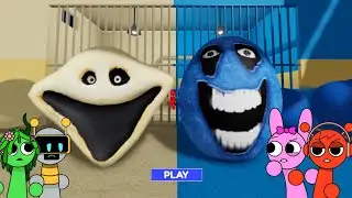 Sprunki Fun Bot & Pinki & Oren & Vineria Played Hungry Worm Vs Hungry Snake Prison Obby in ROBLOX