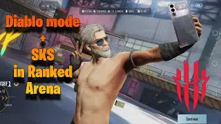 RedMagic 10 Pro Diablo Mode + SKS Ranked Arena Gameplay | PUBG Mobile 🔥