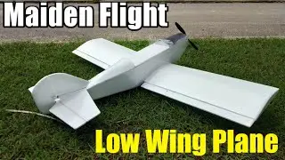 DIY Homemade RC Plane Low Wing