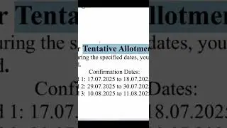 TNEA2025 Tentative allotment confirmation