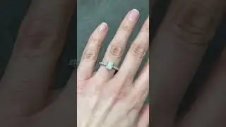 1.70-carat radiant solitaire engagement ring with diamond on the shoulders