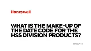 What is the make-up of the date code for the HSS Division Products?